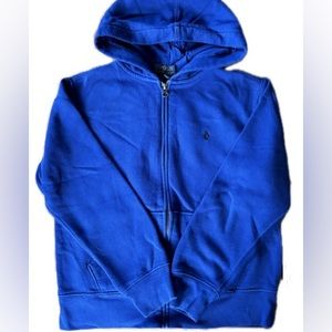 Polo Ralph Lauren boys size medium (10-12) blue zippered hoodie
